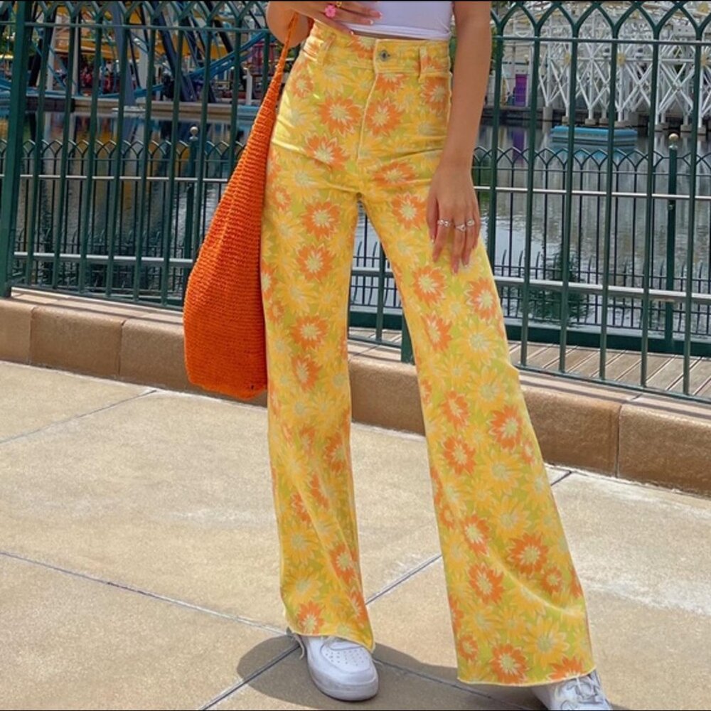 Zara floral pants
